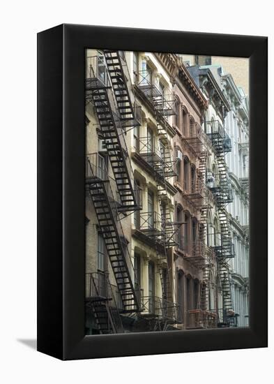 Fire Escapes, Tribeca, New York City, Ny, Usa-Natalie Tepper-Framed Stretched Canvas