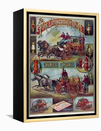 Fire Extinguisher Mfg Co.-null-Framed Premier Image Canvas