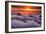 Fire & Fog Tension at Sunset Santa Cruz Mountains Silicon Valley-Vincent James-Framed Photographic Print