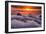 Fire & Fog Tension at Sunset Santa Cruz Mountains Silicon Valley-Vincent James-Framed Photographic Print