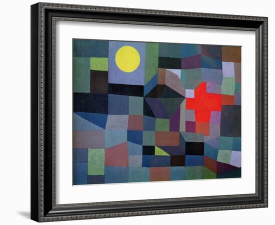 Fire, Full Moon, 1933-Paul Klee-Framed Giclee Print