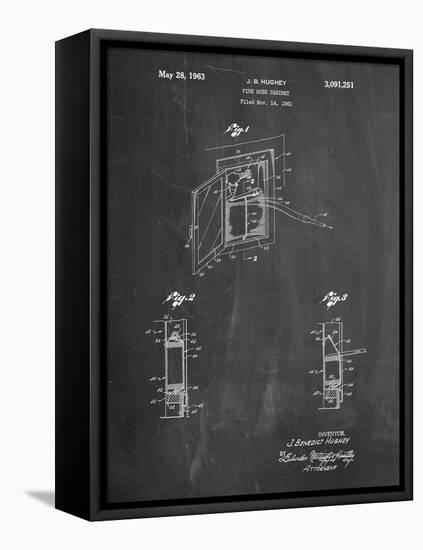 Fire Hose Cabinet 1961 Patent-Cole Borders-Framed Stretched Canvas