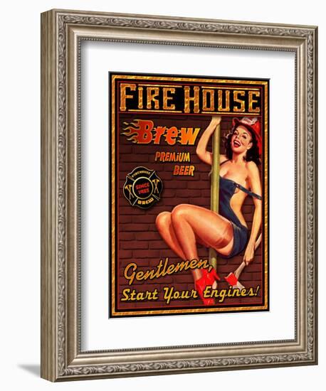 Fire House Brew-Kate Ward Thacker-Framed Giclee Print