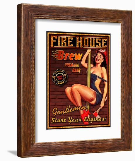 Fire House Brew-Kate Ward Thacker-Framed Giclee Print