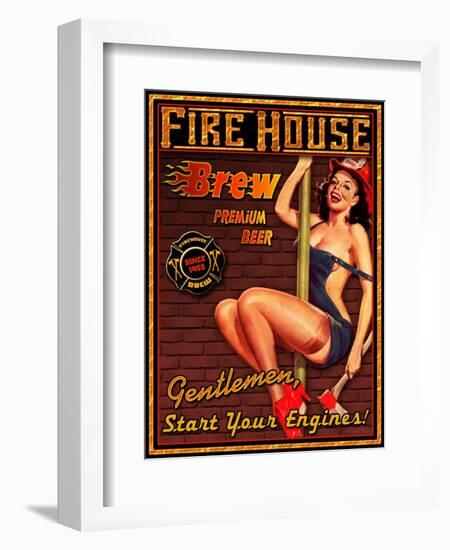 Fire House Brew-Kate Ward Thacker-Framed Giclee Print