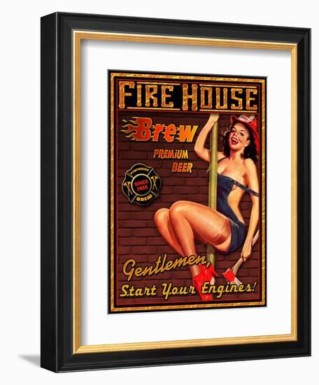 Fire House Brew-Kate Ward Thacker-Framed Giclee Print