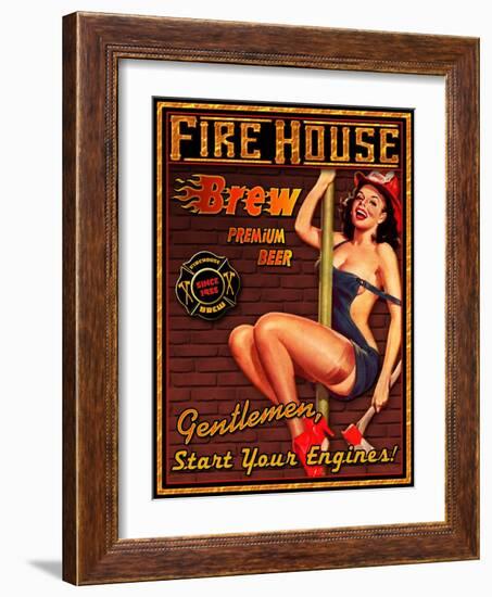 Fire House Brew-Kate Ward Thacker-Framed Giclee Print