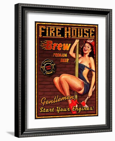 Fire House Brew-Kate Ward Thacker-Framed Giclee Print