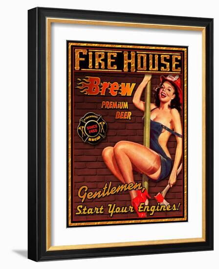 Fire House Brew-Kate Ward Thacker-Framed Giclee Print