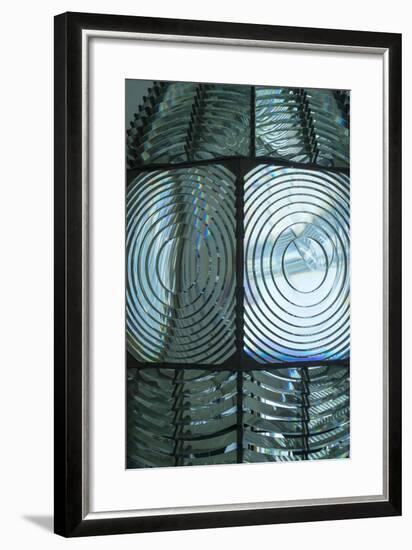 Fire Island, New York. Close Up of the Antique Fresnel Lighthouse Beacon-Julien McRoberts-Framed Photographic Print