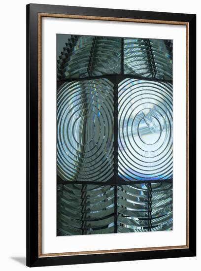 Fire Island, New York. Close Up of the Antique Fresnel Lighthouse Beacon-Julien McRoberts-Framed Photographic Print