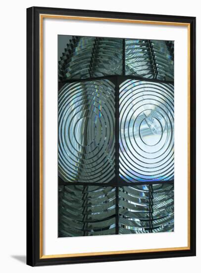 Fire Island, New York. Close Up of the Antique Fresnel Lighthouse Beacon-Julien McRoberts-Framed Photographic Print