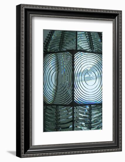 Fire Island, New York. Close Up of the Antique Fresnel Lighthouse Beacon-Julien McRoberts-Framed Photographic Print