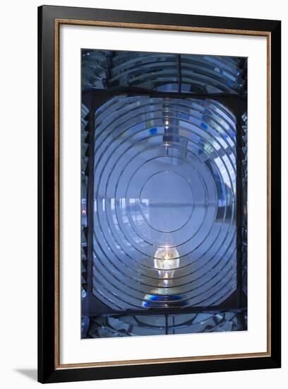 Fire Island, New York. Close Up of the Antique Fresnel Lighthouse Beacon-Julien McRoberts-Framed Photographic Print