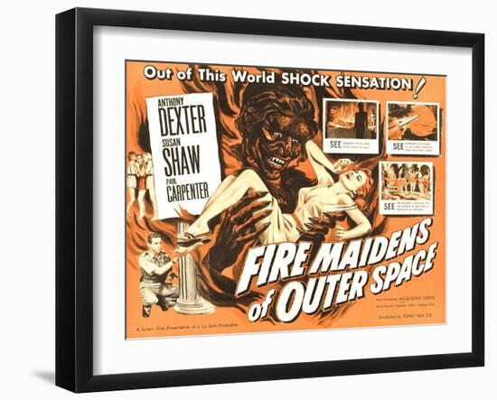 Fire Maidens of Outer Space, Anthony Dexter, 1956-null-Framed Photo