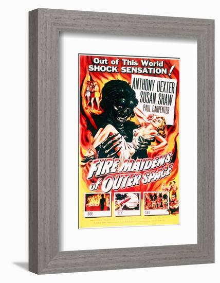 Fire Maidens of Outer Space - Movie Poster Reproduction-null-Framed Photo