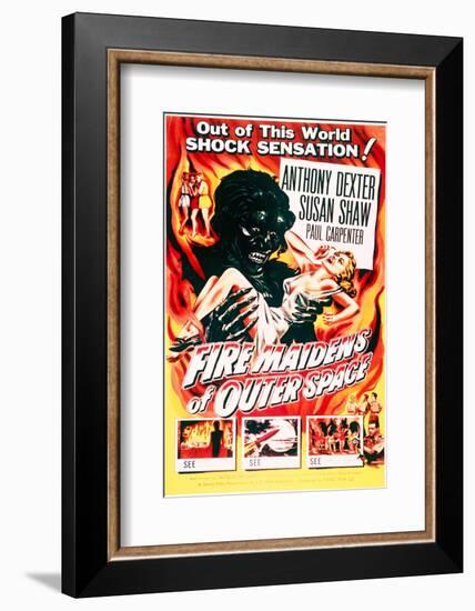 Fire Maidens of Outer Space - Movie Poster Reproduction-null-Framed Photo