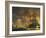 Fire on the Wharves of Algiers-Nicolaas Baur-Framed Art Print