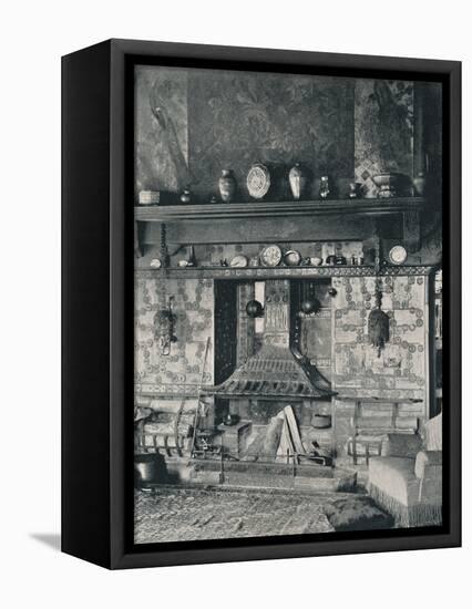 'Fire-place in the library of Mr. Louis C. Tiffany', 1897-Unknown-Framed Premier Image Canvas