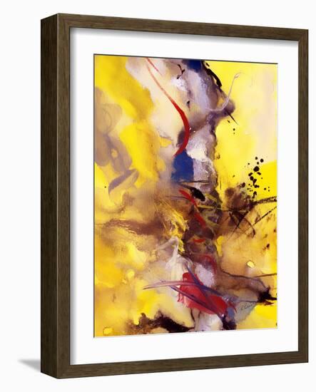 Fire Smoke And Brimstone II-Ruth Palmer-Framed Art Print