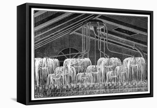 Fire Sprinklers, 19th Century-Science Photo Library-Framed Premier Image Canvas