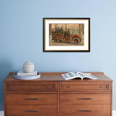 Fire Truck Manchester New Hampshire Art Print By Art Com
