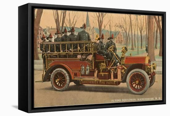 Fire Truck, Manchester, New Hampshire-null-Framed Stretched Canvas
