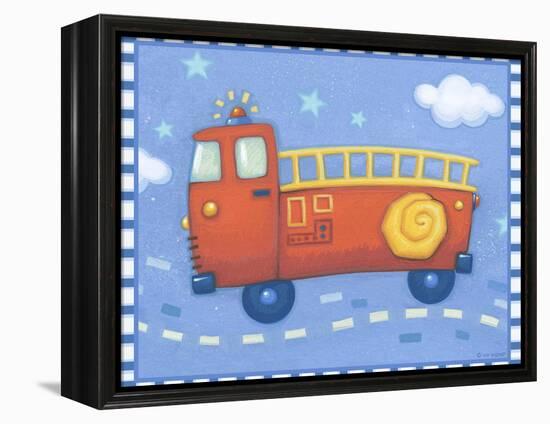 Fire Truck-Viv Eisner-Framed Stretched Canvas