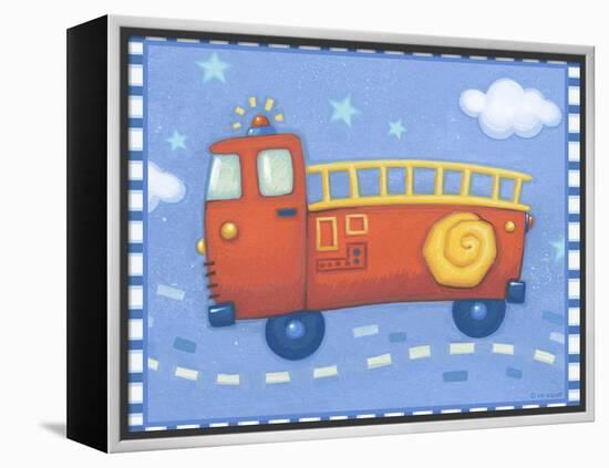 Fire Truck-Viv Eisner-Framed Stretched Canvas