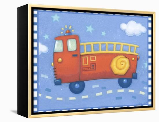 Fire Truck-Viv Eisner-Framed Stretched Canvas