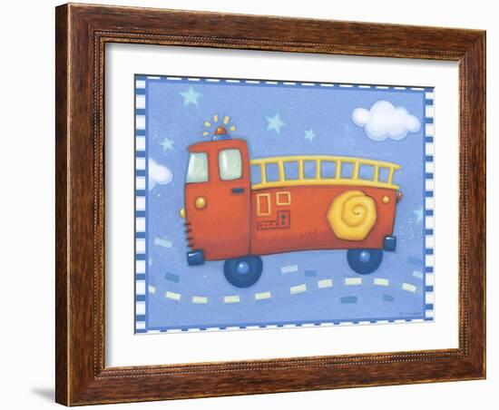 Fire Truck-Viv Eisner-Framed Premium Giclee Print