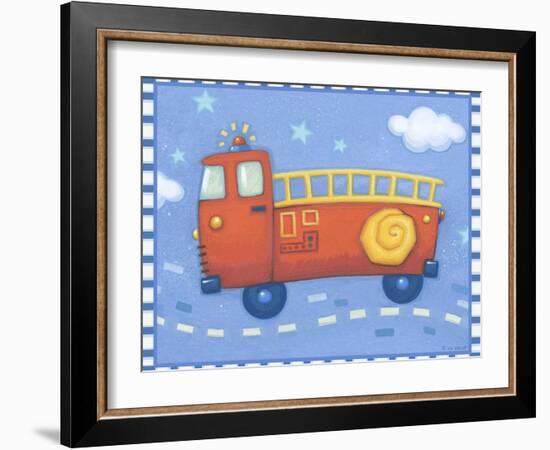 Fire Truck-Viv Eisner-Framed Premium Giclee Print