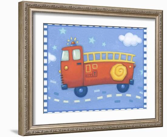 Fire Truck-Viv Eisner-Framed Art Print