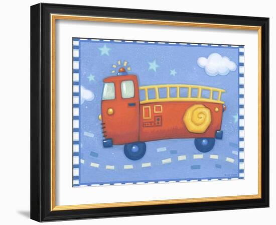 Fire Truck-Viv Eisner-Framed Art Print