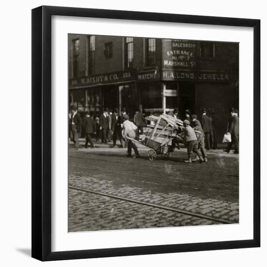 Fire Wood Pickers-Lewis Wickes Hine-Framed Photo