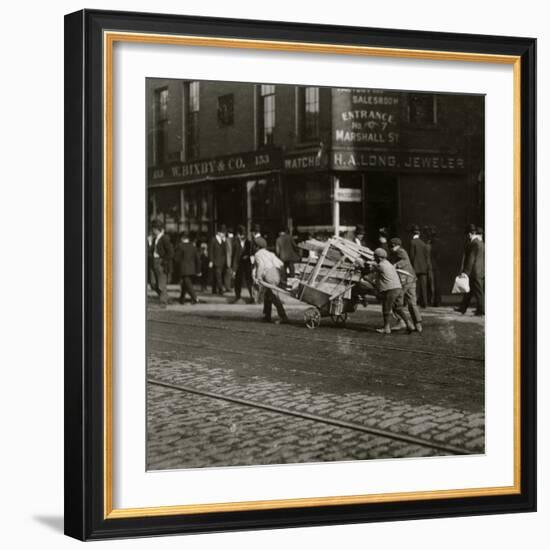 Fire Wood Pickers-Lewis Wickes Hine-Framed Photo