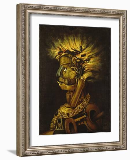 Fire-Giuseppe Arcimboldo-Framed Giclee Print