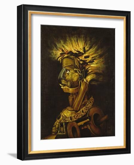 Fire-Giuseppe Arcimboldo-Framed Giclee Print