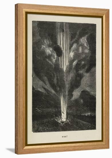 Fire-Jules Verne-Framed Premier Image Canvas