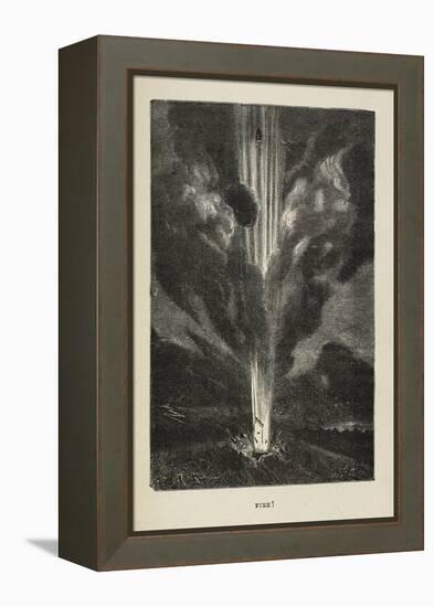 Fire-Jules Verne-Framed Premier Image Canvas