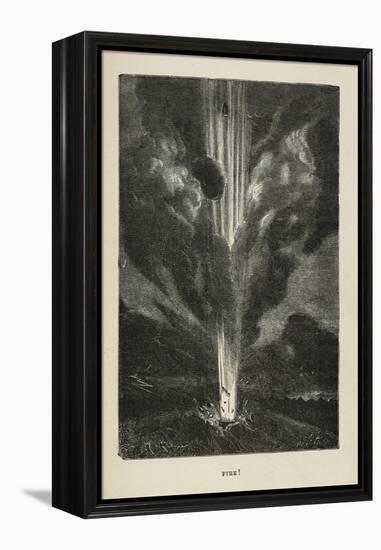 Fire-Jules Verne-Framed Premier Image Canvas