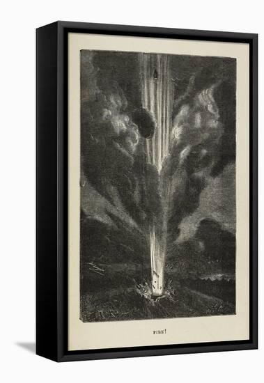 Fire-Jules Verne-Framed Premier Image Canvas