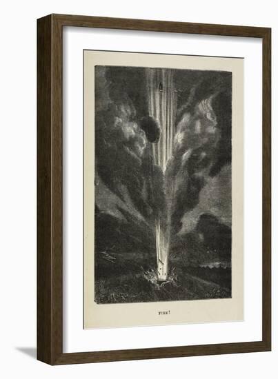 Fire-Jules Verne-Framed Giclee Print