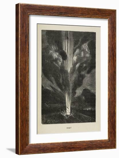 Fire-Jules Verne-Framed Giclee Print