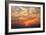 Fireball - Smoke and Haze Clouds and Sunrise at San Francisco-Vincent James-Framed Photographic Print