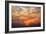 Fireball - Smoke and Haze Clouds and Sunrise at San Francisco-Vincent James-Framed Photographic Print