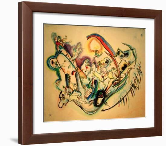 Firebird, 1916-Wassily Kandinsky-Framed Giclee Print