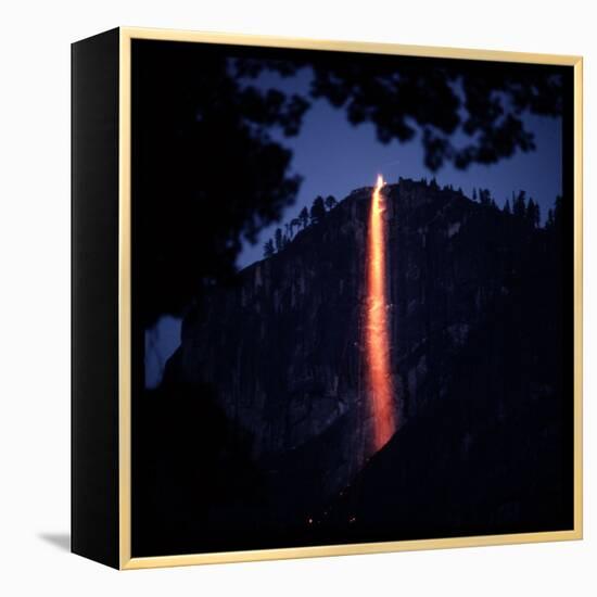 Firefall from Glacier Point at Yosemite National Park-Ralph Crane-Framed Premier Image Canvas