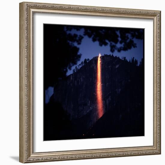 Firefall from Glacier Point at Yosemite National Park-Ralph Crane-Framed Photographic Print