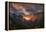 Firefall light, Yosemite Valley, California,  Epic Light Beams-Vincent James-Framed Premier Image Canvas